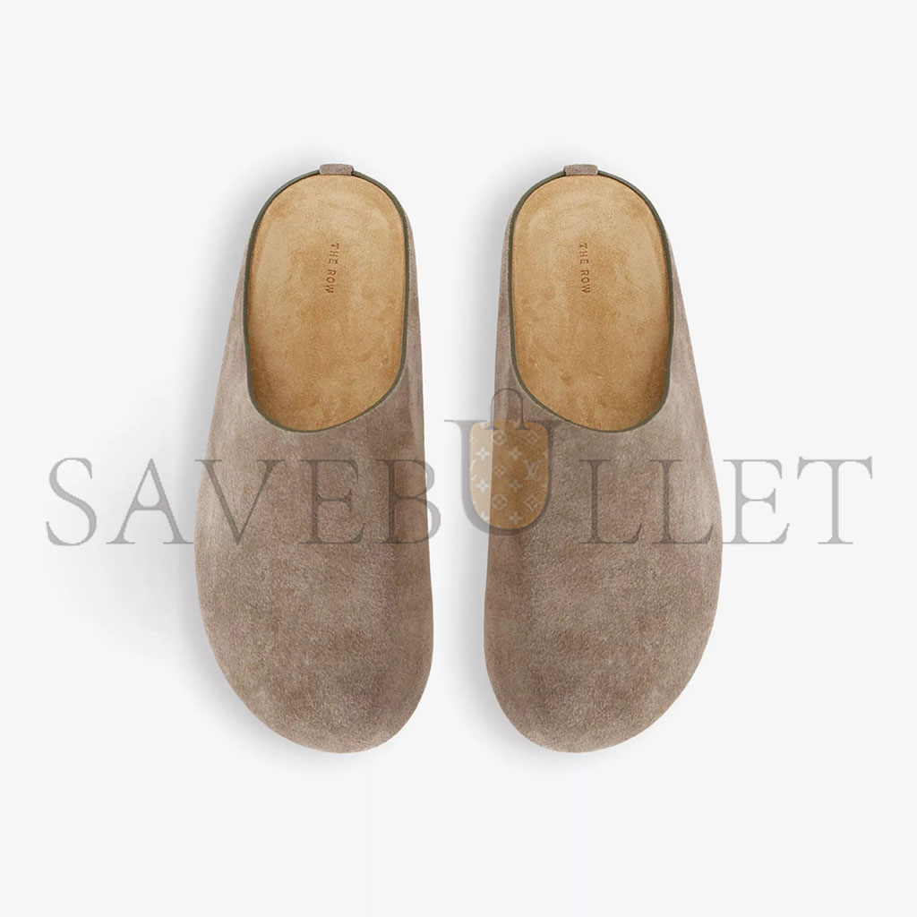 THE ROW HUGO SLIDE IN SUEDE 